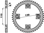 Akce PBR rozeta 4306 56 C45 HONDA CR80/85 (JTR215.56) (MADE IN ITALY)