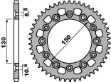 Výhodná Nabídka PBR zadní řetězové kolo 4309 48 HONDA NX 650 91-94 (+1) (JTR245/3.48) (řetěz 520) (MADE IN ITALY)