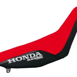 BLACKBIRD potah sedla HONDA XR 250/400 96-04 (17) LOGO HONDA, barva červená/černá Sleva