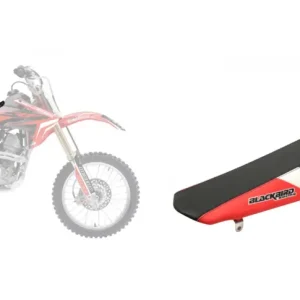 Aktuální BLACKBIRD potah sedla HONDA CRF 150R 07-23 DREAM 4 barva černá/bílá/červená