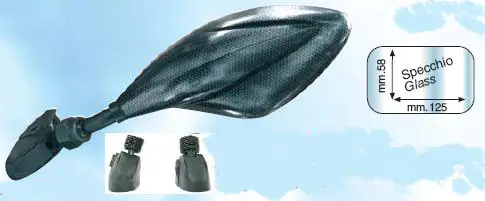 Super Cena FAR zrcátko univerzální levé (do kapotáže) (s adaptérem)