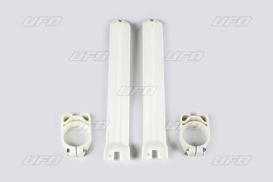 UFO kryty předních vidlic KAWASAKI KX 125/250/500 91-93 barva NEUTRAL (s vodítky) Víkendová Akce
