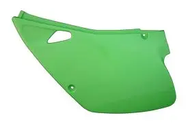 UFO boční tabulky zadní KAWASAKI KX 125/250 92-93 barva zelená Vrácení Zdarma