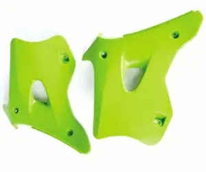 Ověřený UFO kryty chladiče KAWASAKI KX 125/250 94-98 barva zelená