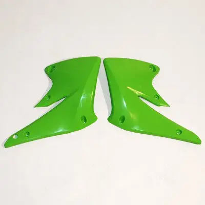 Zlevněný UFO kryty chladiče KAWASAKI KXF 250 04-05 barva zelená