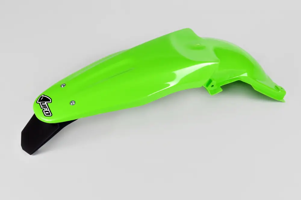 Sezónní Sleva UFO zadní blatník KAWASAKI KXF 250/450 06-08 se světlem barva zelená ( ENDURO se světlem LED ) -