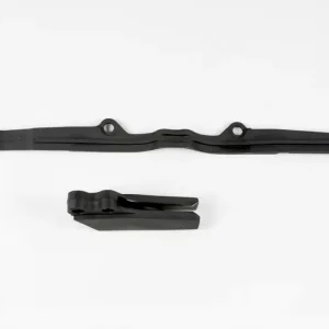 UFO komplet kluzák (KA03703001) + vodítko (KA03708001) řetězu KAWASAKI KX 125/250 97-02 barva černá Časově Omezené