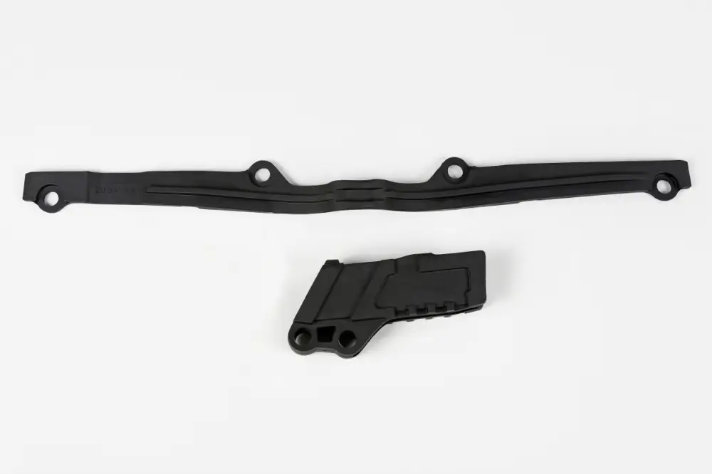 UFO komplet kluzák (KA03703001) + vodítko (KA03750001) řetězu KAWASAKI KX 125/250 03-17 barva černá Zlevněný