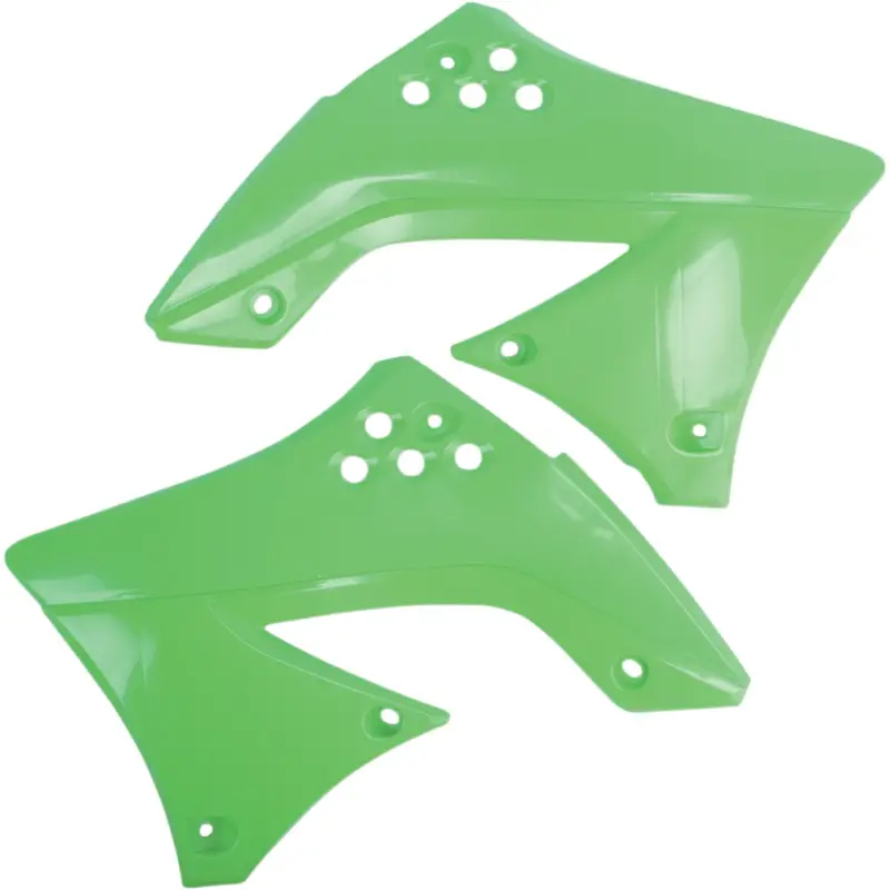 Nízká Cena UFO kryty chladiče KAWASAKI KXF 450 09 barva zelená