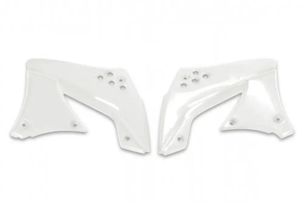 Zlevněný UFO kryty chladiče KAWASAKI KXF 450 09 barva bílá KX