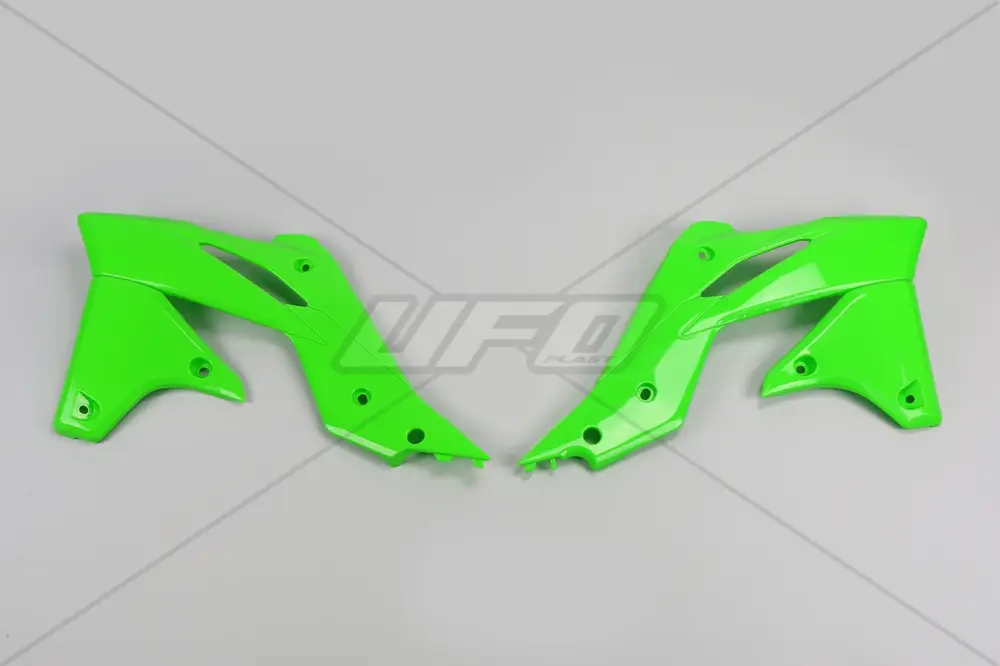 Top Prodej UFO kryty chladiče KAWASAKI KXF 250 13-16 barva zelená