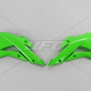 Cenově Výhodný UFO kryty chladiče KAWASAKI KX 85 14-21, KX 100 14-21 barva zelená