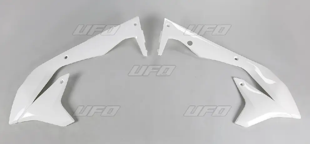 UFO kryty chladiče KAWASAKI KXF 450 16-18 barva bílá Přímo Od Výrobce