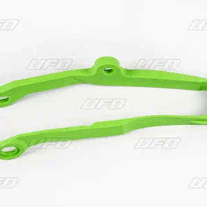 UFO kluzák řetězu KAWASAKI KXF 450 16-18, KXF 250 17-20, barva zelená Vysoce Kvalitní