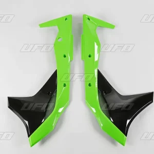 UFO kryty chladiče KAWASAKI KXF 250 17-20 barva OEM (zelená/černá) Must-Have