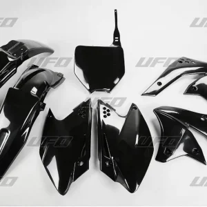 UFO kompletní sada plastů KAWASAKI KXF 250 04-06, barva černá (KA204E001) Přímo Od Výrobce