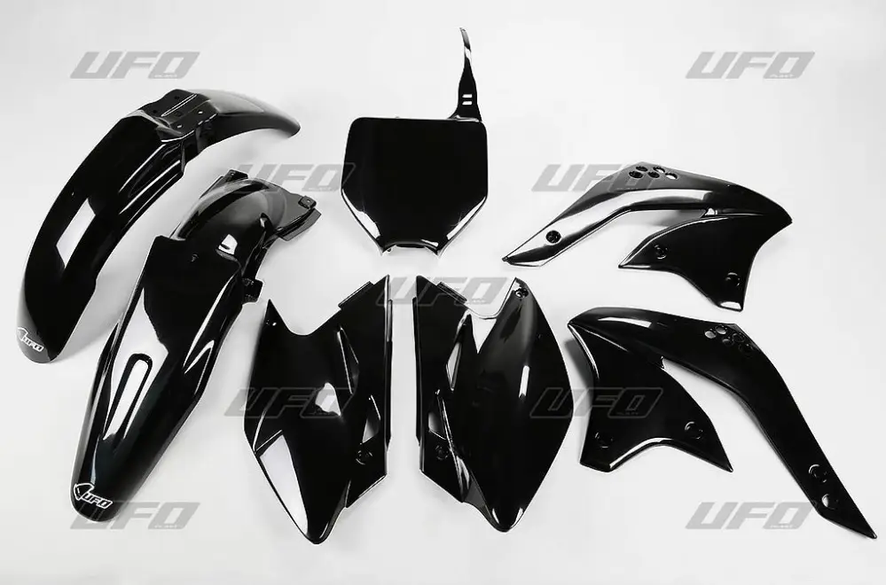 UFO kompletní sada plastů KAWASAKI KXF 450 06-08 barva černá (KA211E001) Super Cena