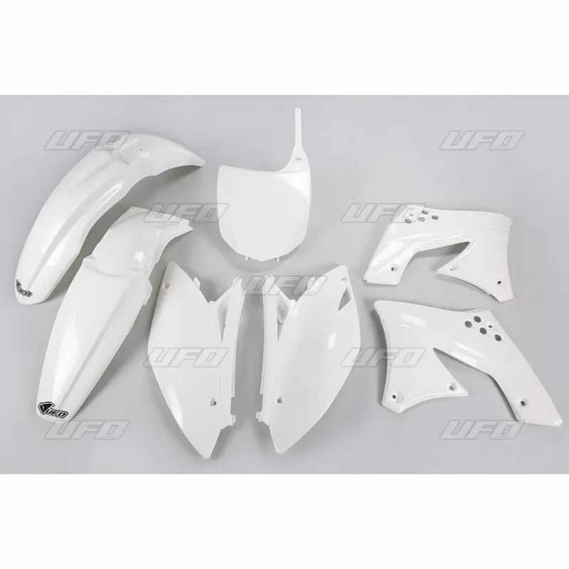 Akce UFO kompletní sada plastů KAWASAKI KXF 250 09- 12 barva bílá (KA212E047) - VÝPRODEJ