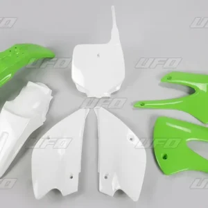 Hit Sezóny UFO kompletní sada plastů KAWASAKI KX 85 01- 13 restyling barva OEM 13 (zelená/bílá) (KA218KE999)
