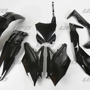 UFO kompletní sada plastů KAWASAKI KXF 250 17 barva černá (KA224E001) Dokud Zásoby Vydrží
