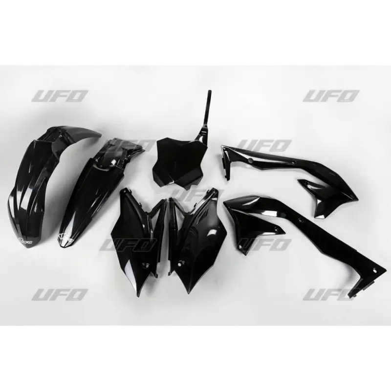 UFO kompletní sada plastů KAWASAKI KXF 450 18 barva černá (KA226E001) Ověřený