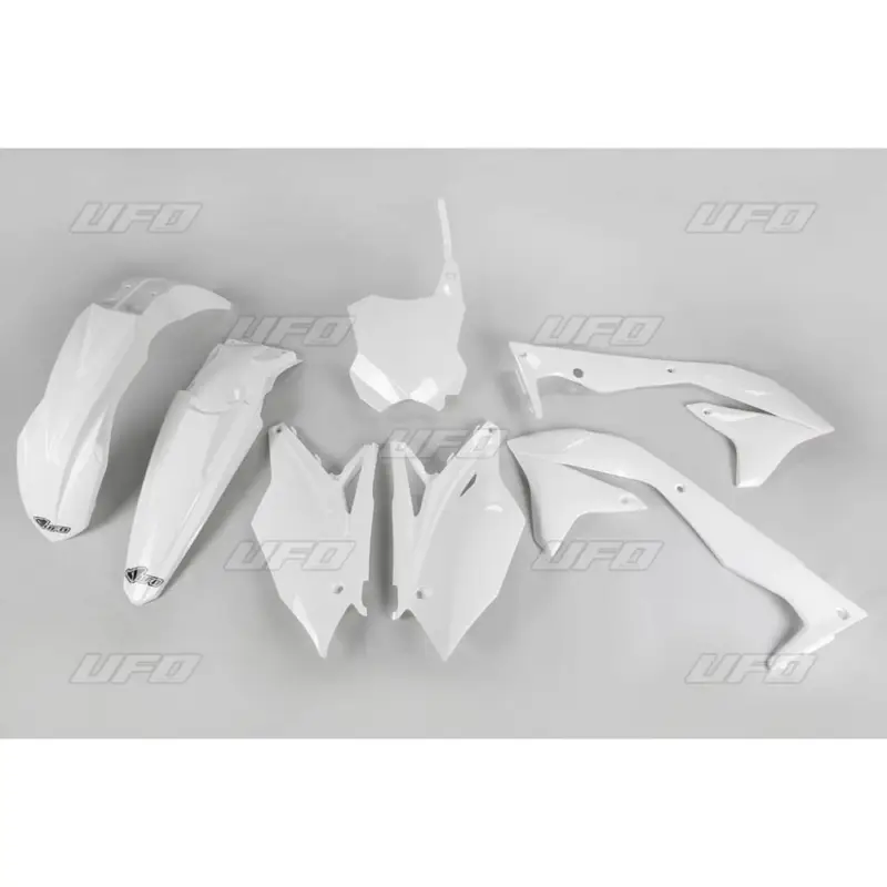 UFO kompletní sada plastů KAWASAKI KXF 450 18 barva bílá (KA226E047) - VÝPRODEJ Nejlepší Cena