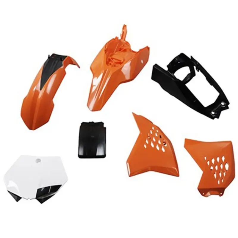 POLISPORT kompletní sada plastů KTM SX 65 12-15 sada obsahuje kryt zadního tlumiče (8905600001) barva oranžová černá OEM Sleva