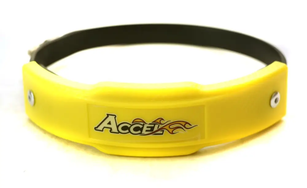 ACCEL kryt výfuku průměr 127-152mm barva žlutá - (EPG-01YL) Speciální Cena