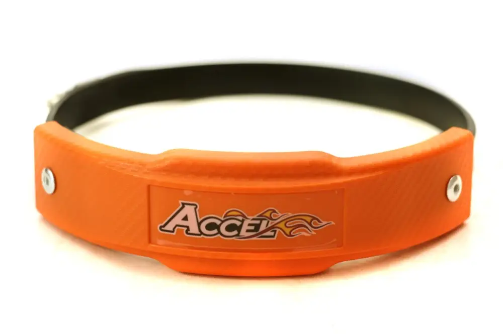 ACCEL kryt výfuku průměr 102-127mm barva oranžová - (EPG-02OR) Nízká Cena