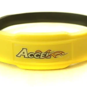 Cenový Hit ACCEL kryt výfuku průměr 102-127mm barva žlutá - (EPG-02YL)
