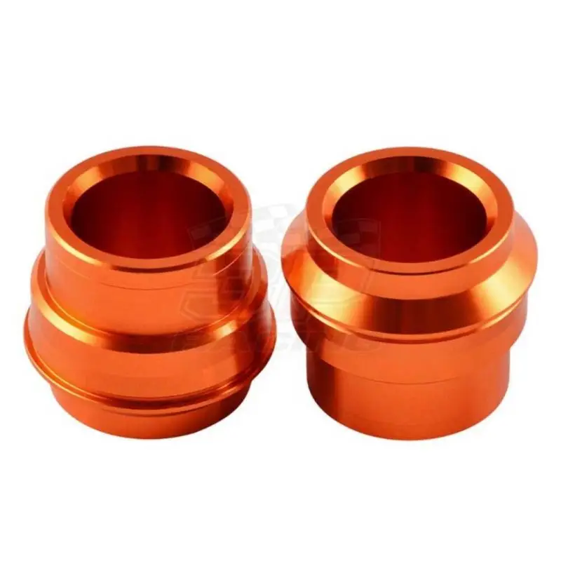 Expresní Doručení ACCEL rozpěrky předního kola KTM SX/SXF 125-530 15-23, EXC/EXCF 125-530 16-23, HUSQVARNA TC/FC 125-400 15-23, TE/FE 125-501 16-23, TX/FX 125-450 17-23 barva oranžová (osa 22mm)