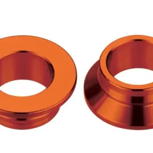ACCEL rozpěrky zadního kola KTM SX/SXF/SX-F 125/200/250/350/450 13-22, HUSQVARNA TC/FC 125/250/350/450 16-22, TX/FX 300/350/450 17-22, GAS GAS MC/MC-F 125/250/350/450 21-22 (osa 25mm) MOTOCROSS barva oranžová Must-Have