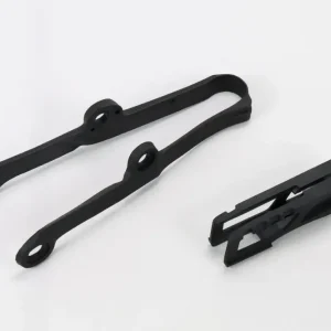 Aktuální UFO komplet kluzák + vodítko řetězu KAWASAKI KXF 250 09-16, KXF 450 09-15, barva černá