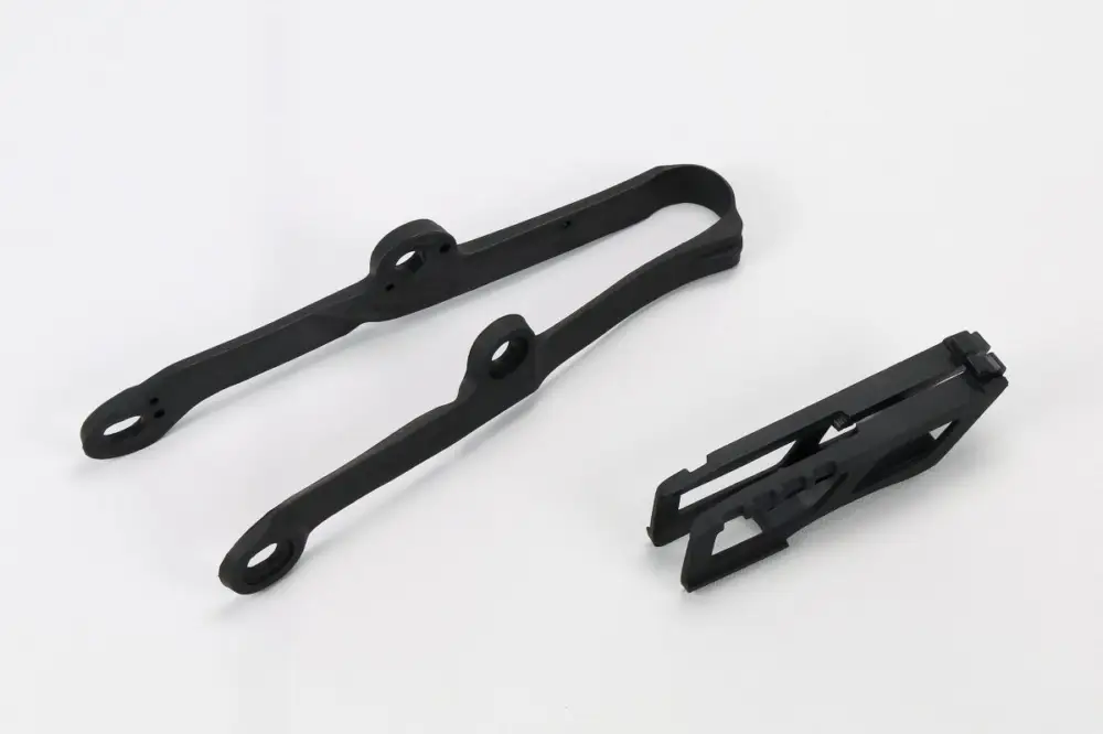 Aktuální UFO komplet kluzák + vodítko řetězu KAWASAKI KXF 250 09-16, KXF 450 09-15, barva černá