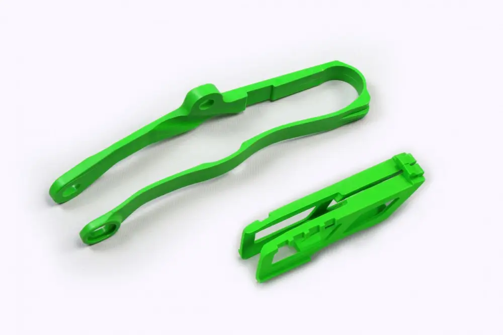UFO komplet kluzák + vodítko řetězu KAWASAKI KXF 250 21-25, KXF 450 19-25 barva zelená Ihned K Objednání