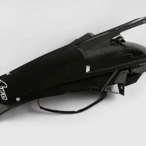 Akce UFO zadní blatník KTM EXC 125/150/250/300 TPI, EXC-F 250/350/450/500 17-19, barva černá ( ENDURO se světlem LED )