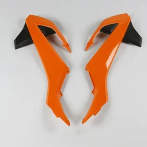 Oblíbený UFO kryty chladiče KTM SX 65 16-22, barva 16 i 18 (oranžová/černá)