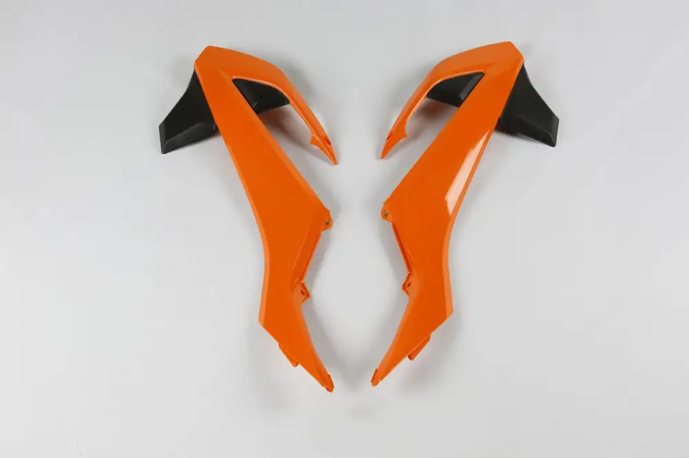 Oblíbený UFO kryty chladiče KTM SX 65 16-22, barva 16 i 18 (oranžová/černá)