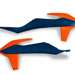 Bezpečná Platba UFO kryty chladiče KTM SX/SXF(SX-F) 125/150/250/350/450 19-22, EXC 125 20-21, EXC/EXCF(EXC-F) 150/250/300/350/450/500 TPI 20-2023 barva (modrá/oranžová)