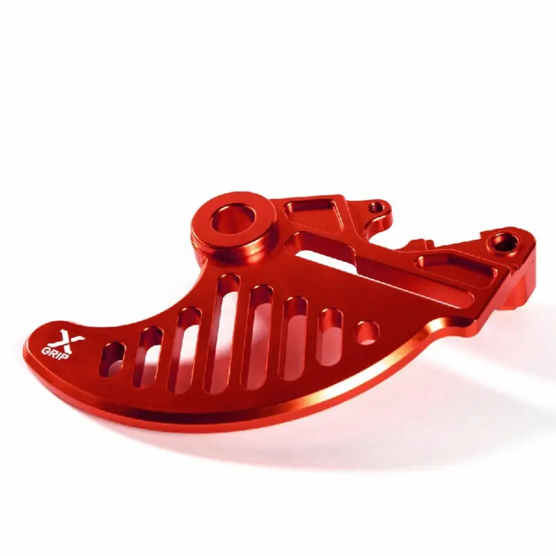 Originální X-GRIP kryt zadního brzdového kotouče KTM EXC / EXC-F 04-, HUSQVARNA TE/FE 14-, HUSABERG - 13, GASGAS EC, EC-F 21- barva červená