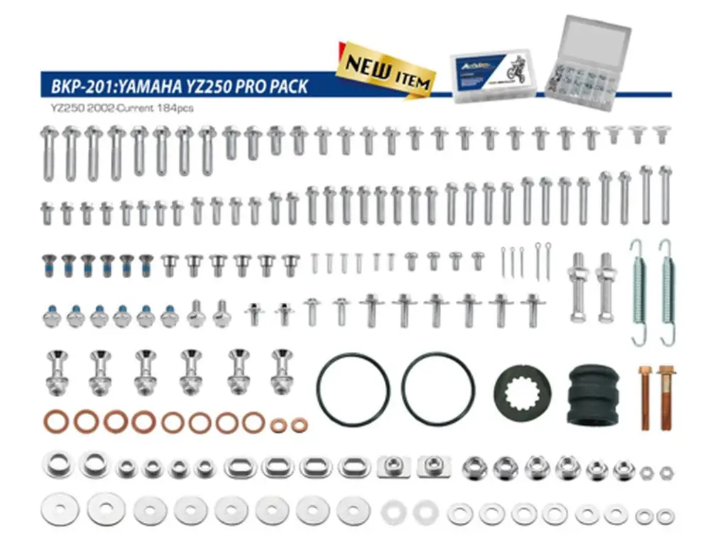 ACCEL sada šroubů PRO PACK FACTORY 2T (velká) YAMAHA YZ 250 02 Koupit Online