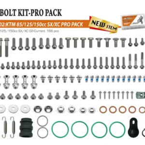 ACCEL sada šroubů PRO PACK FACTORY 2T (velká) KTM SX/XC 85/125/150 02 Vrácení Zdarma