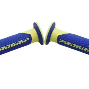 Expresní Doručení PROGRIP gripy PG732 ROAD (22+25mm, délka 125mm) barva žlutá fluorescenční/modrá (dvousložkové) (732-252)