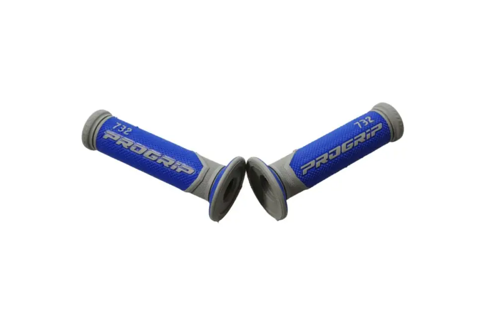 PROGRIP gripy PG732 ROAD (22+25mm, délka 125mm) barva šedá/modrá (dvousložkové) (732-291) Sezónní Sleva