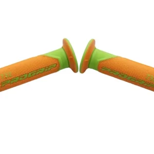 PROGRIP gripy PG732 ROAD (22+25mm, délka 125mm) barva oranžová fluorescenční/zelená fluorescenční (dvousložkové) (732-390) Tovární Cena