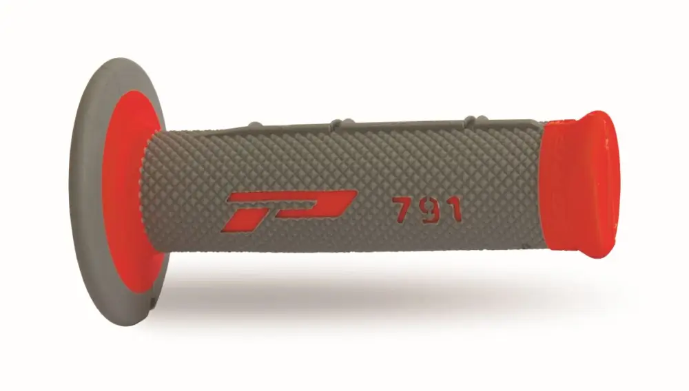 Speciální Cena PROGRIP gripy PG791 OFF ROAD (22+25mm, délka 115mm) barva šedá/červená (dvousložkové) (791-337) (PG791GD/RD)