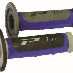 PROGRIP gripy PG791 OFF ROAD (22+25mm, délka 115mm) barva šedá/modrá (dvousložkové) (791-386) (PG791BL/GR) Víkendová Akce