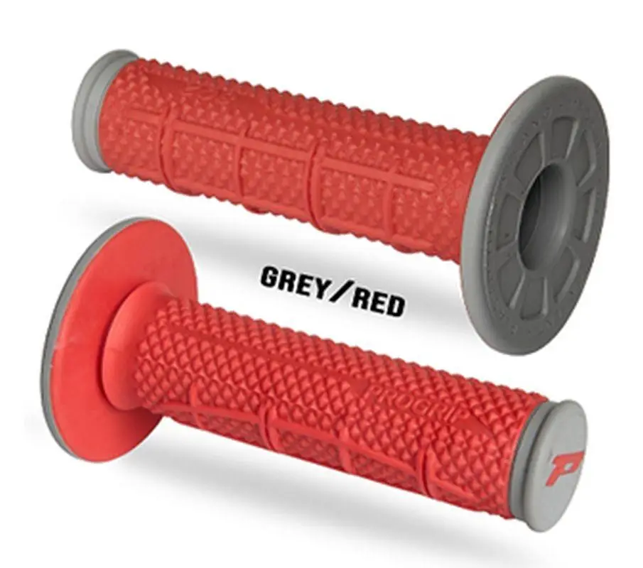 PROGRIP gripy PG802 (22+25mm, délka 115mm) barva šedá/červená (dvousložkové) (802-288) Akce