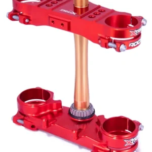 XTRIG vzpěry předního zavěšení ROCS TECH TRIPLE CLAMPS HONDA CRF 250 22-24; CRF 450 21-24 (OFFSET 22mm) barva červená Aktuální