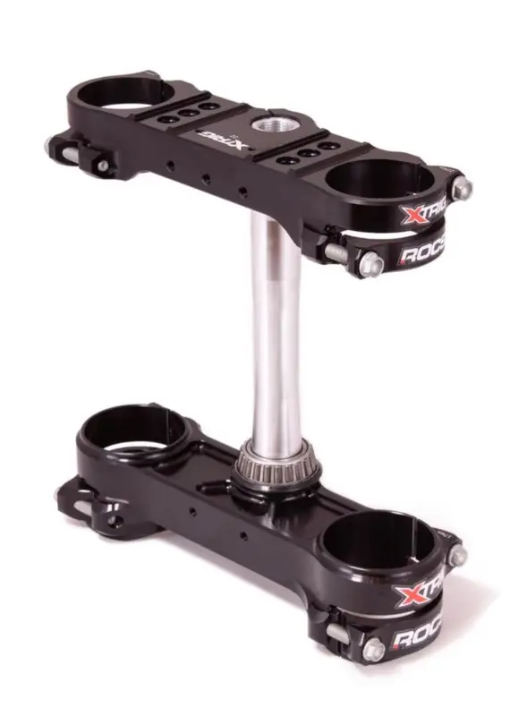 XTRIG vzpěry předního zavěšení ROCS TECH TRIPLE CLAMPS KTM SX/SX-F 14-22; EXC/EXC-F 14-22; HUSQVARNA 14-22; GAS GAS 21-22 (OFFSET 22mm) barva černá Sleva